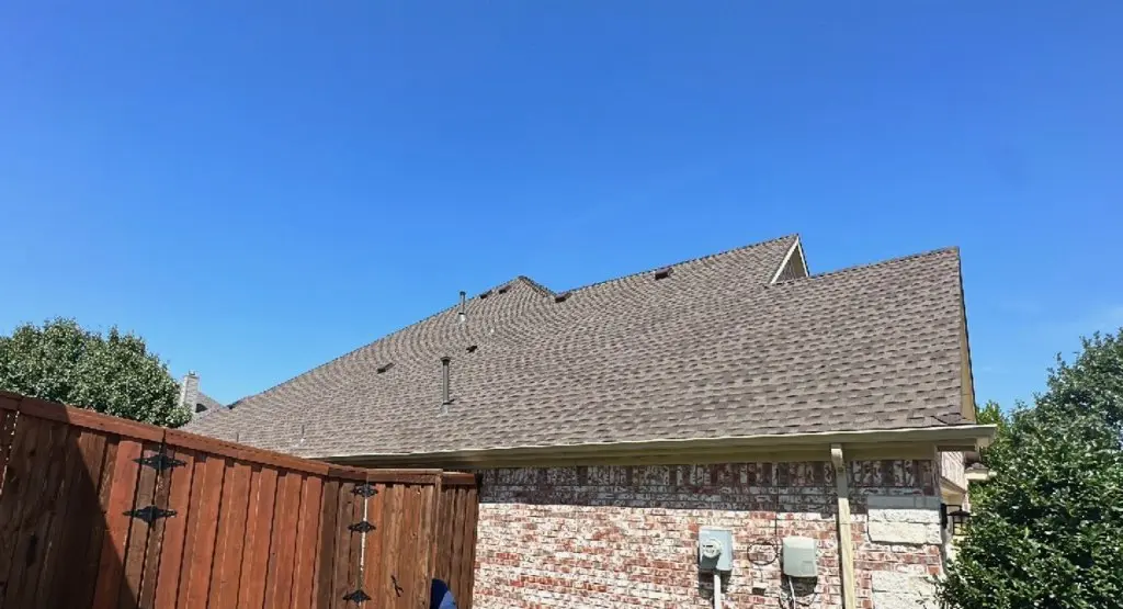 Completed roof replacement project in Maize